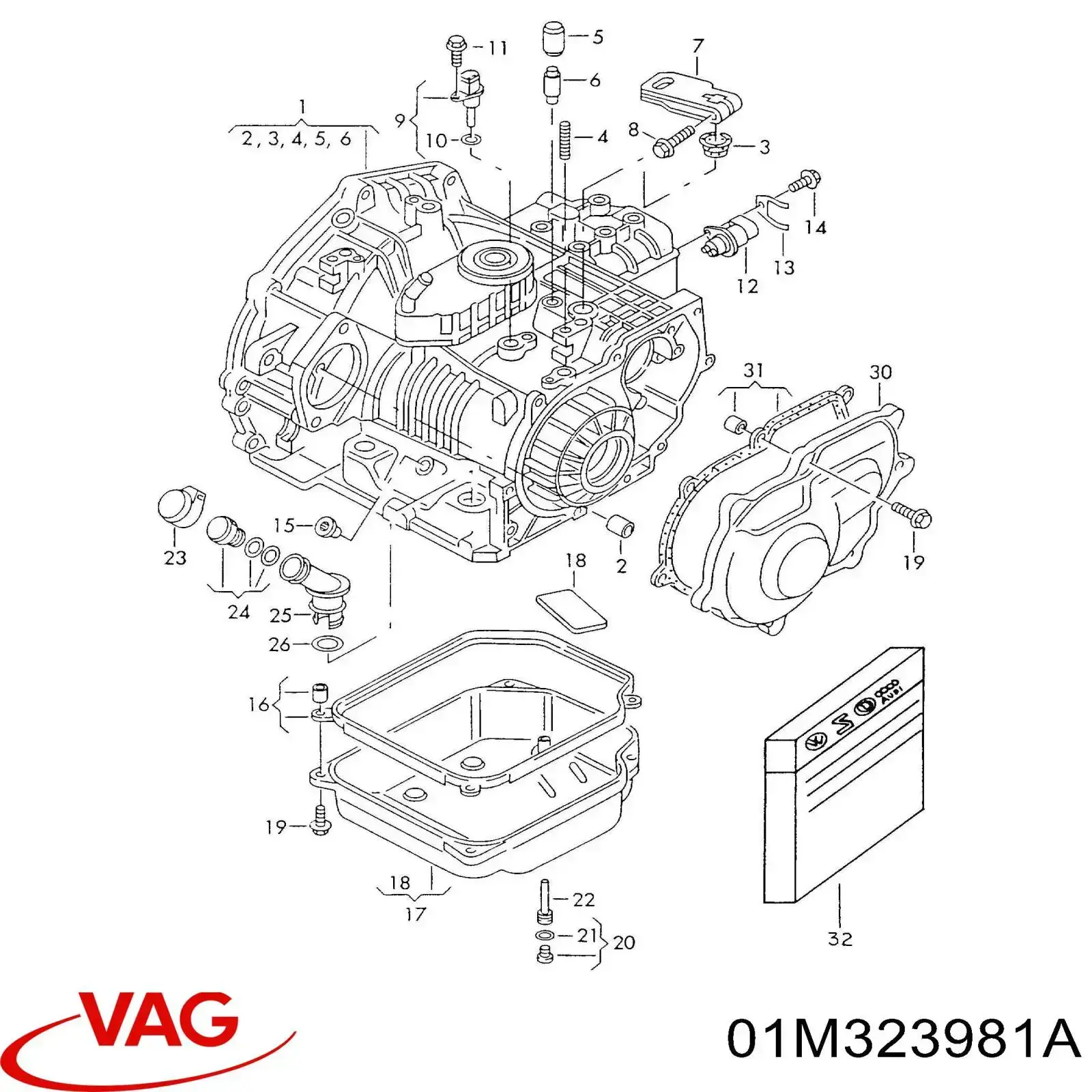 Купити 01M323981A VAG 