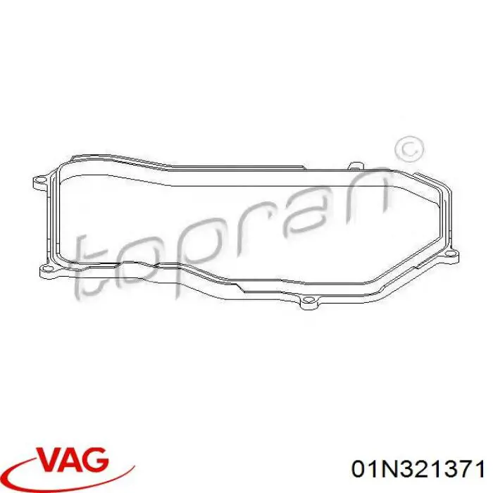 Прокладка піддону АКПП 01N321371 VAG