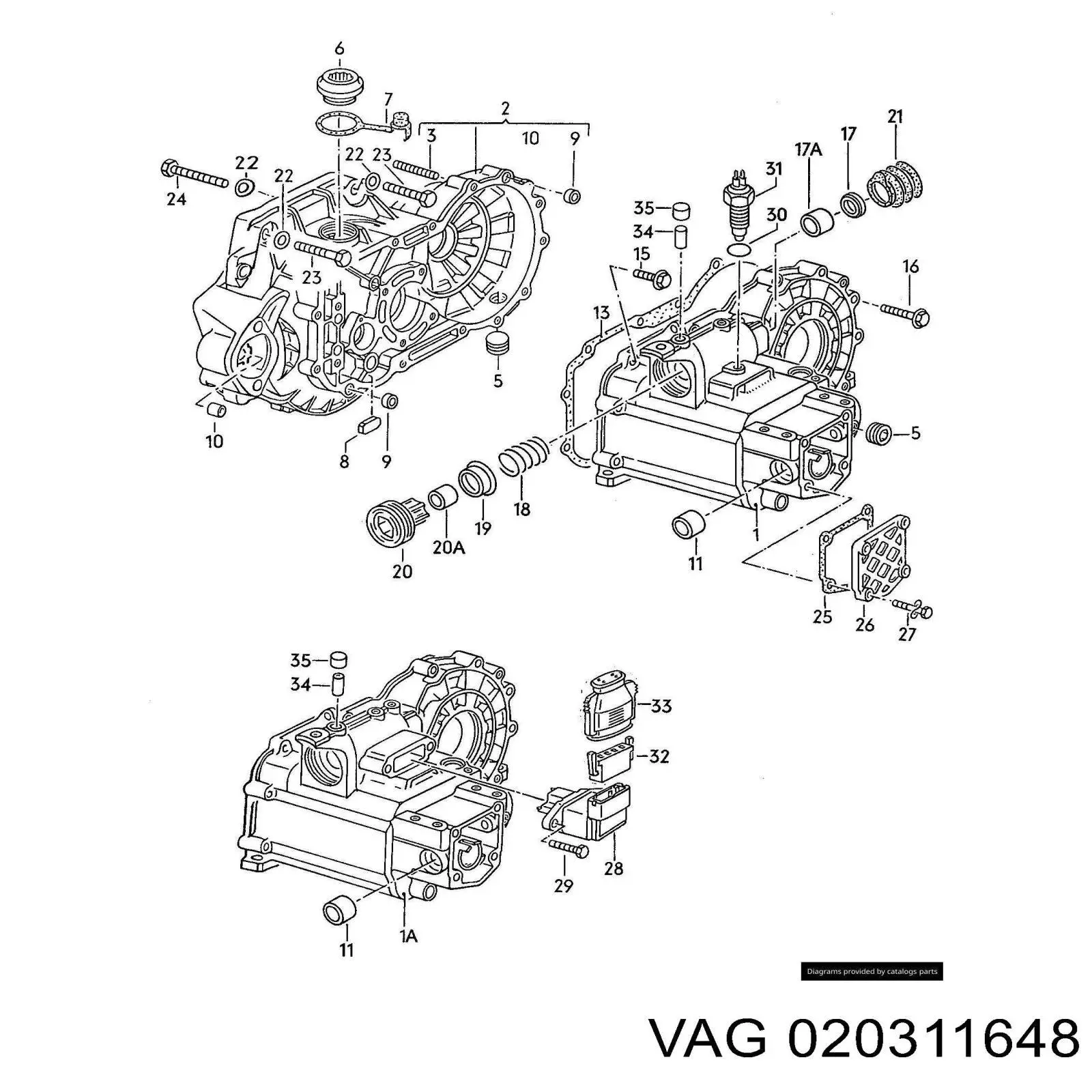 Підшипник КПП VAG 20311648 ціна, від 41.81 USD