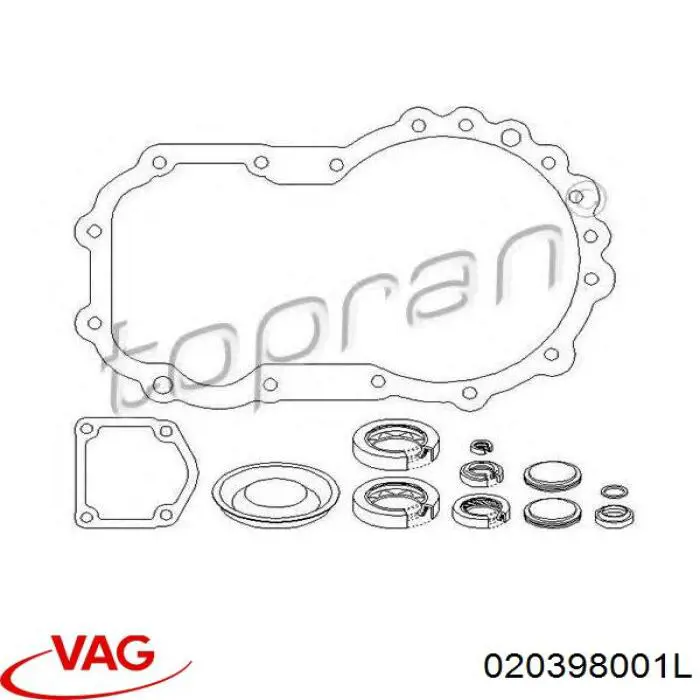 Ремкомплект КПП Volkswagen Golf III хетчбек (1H1) (1989 - 2000) ціна, від 21.51 USD