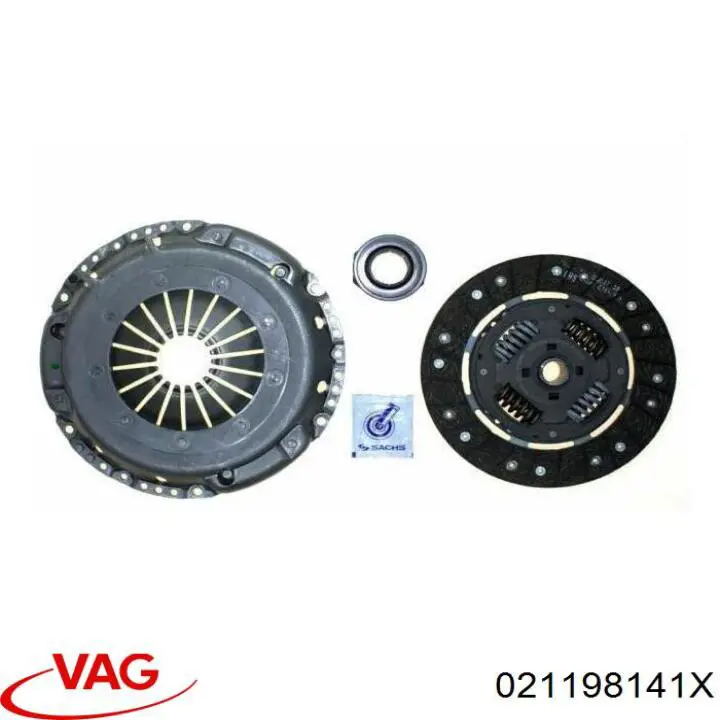 Комплект зчеплення (3 частини) VAG 021198141X ціна, від 157.03 USD