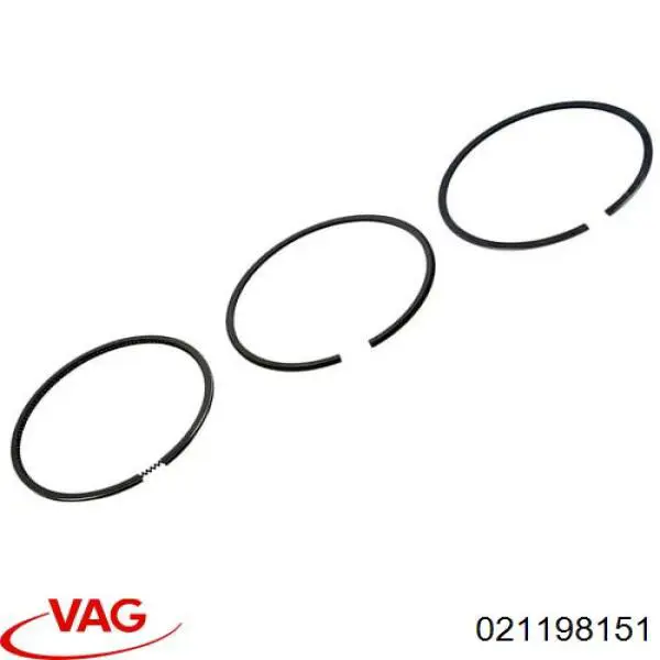 21198151 VAG кільця поршневі на 1 циліндр, std.