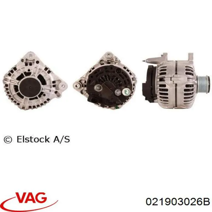 Генератор VAG 021903026B ціна, від 180.50 USD