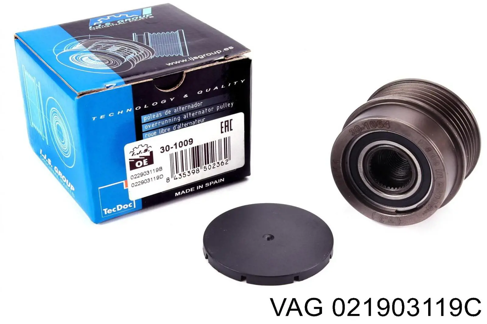 Купити 021903119C VAG Шків генератора
