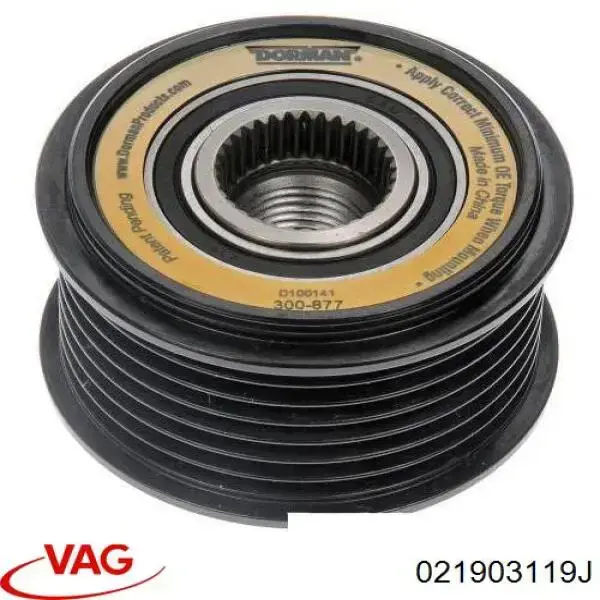 Купити 021903119J VAG Шків генератора