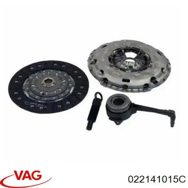 Купити 022141015C VAG Комплект зчеплення (диск, корзина, підшипник)