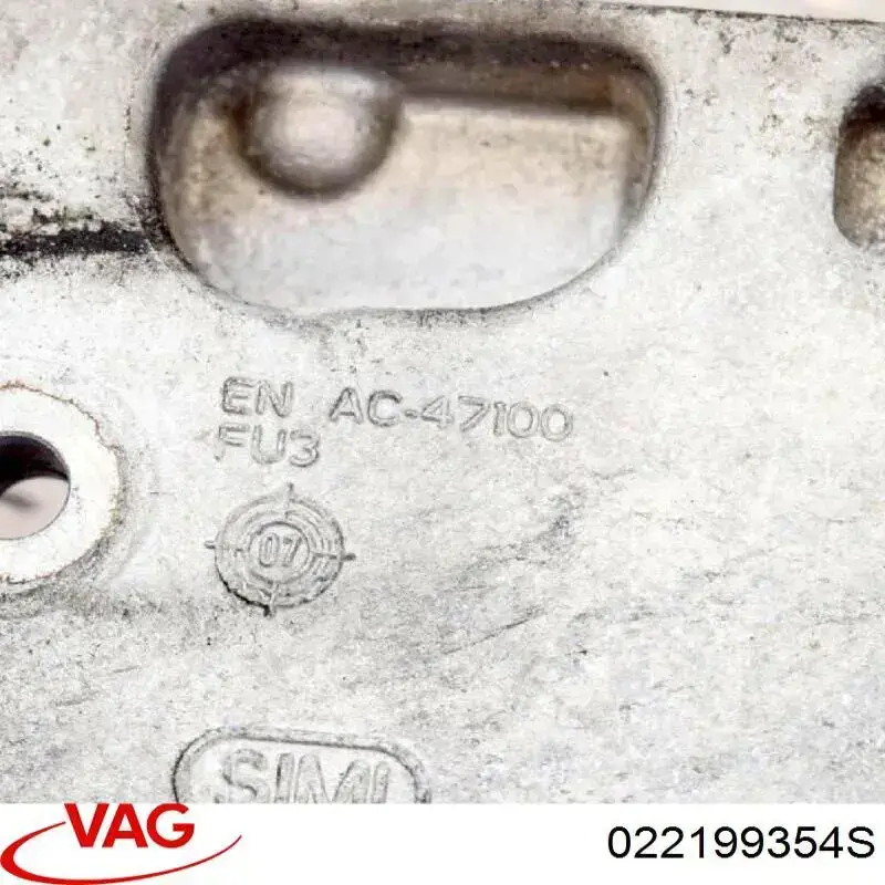 Подушка (опора) двигуна, права нижня VAG 022199354T ціна, від 25.34 USD