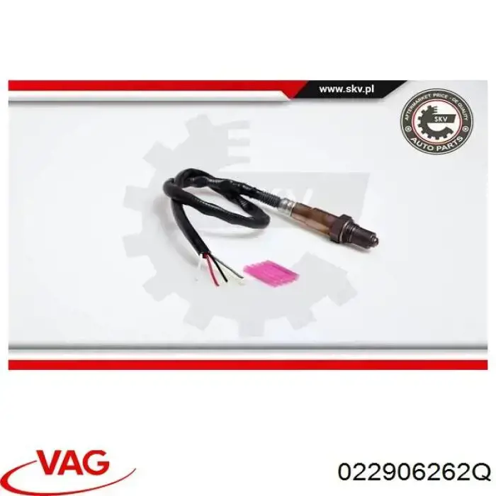 Лямбда-зонд, датчик кисню до каталізатора, правий 022906262Q VAG