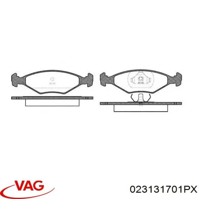 Каталізатор 023131701PX VAG