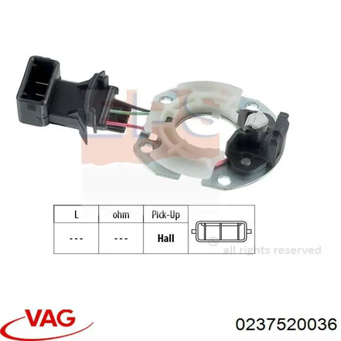 Купити 026905205S VAG Розподільник запалювання (трамблер)