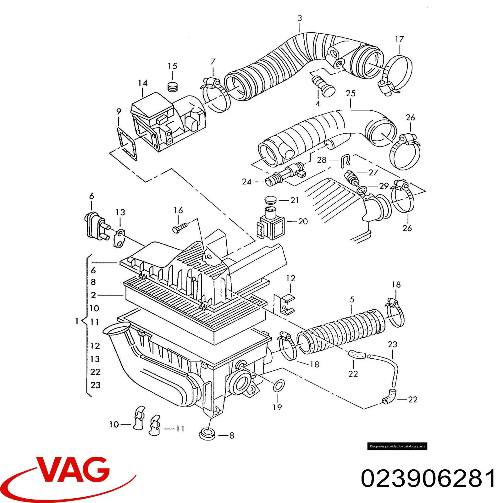  VAG 23906283 ціна, від 9.67 USD
