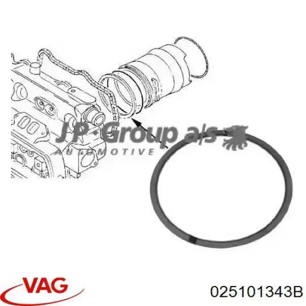 Купити 025101343B VAG Прокладка ГБЦ