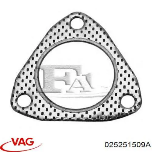 Прокладка прийомної труби глушника VAG 025251509A ціна, від 1.15 USD