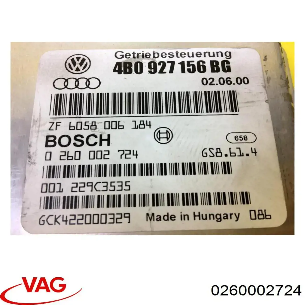 Купити 0260002724 VAG 