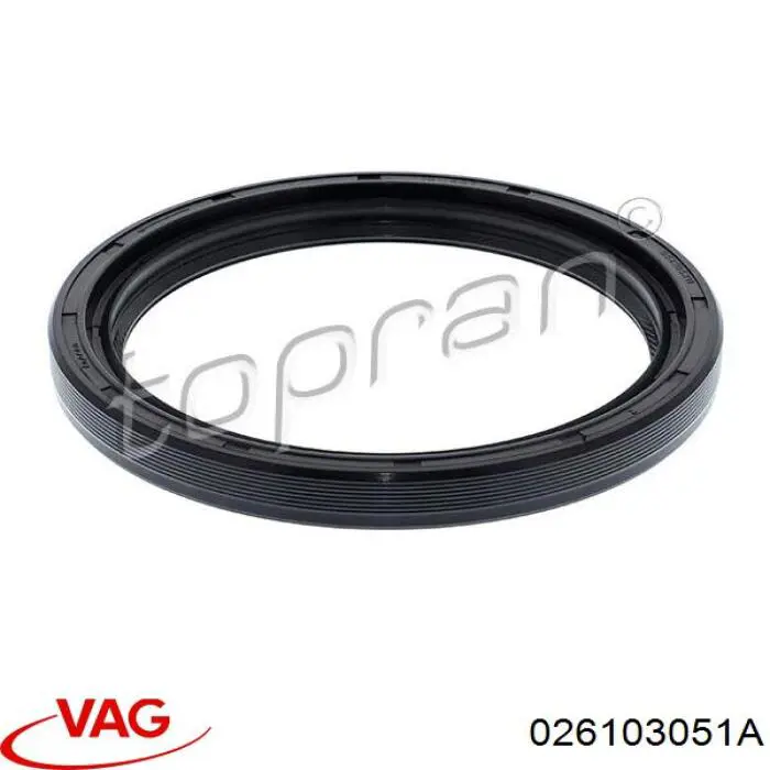 Сальник колінвала двигуна, задній VAG 026103051A ціна, від 7.66 USD