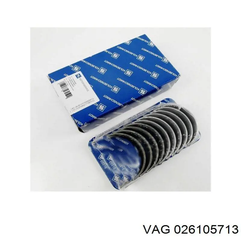 026105713 VAG Вкладиші коленвала, шатунні, комплект, 2-й ремонт (+0,50)