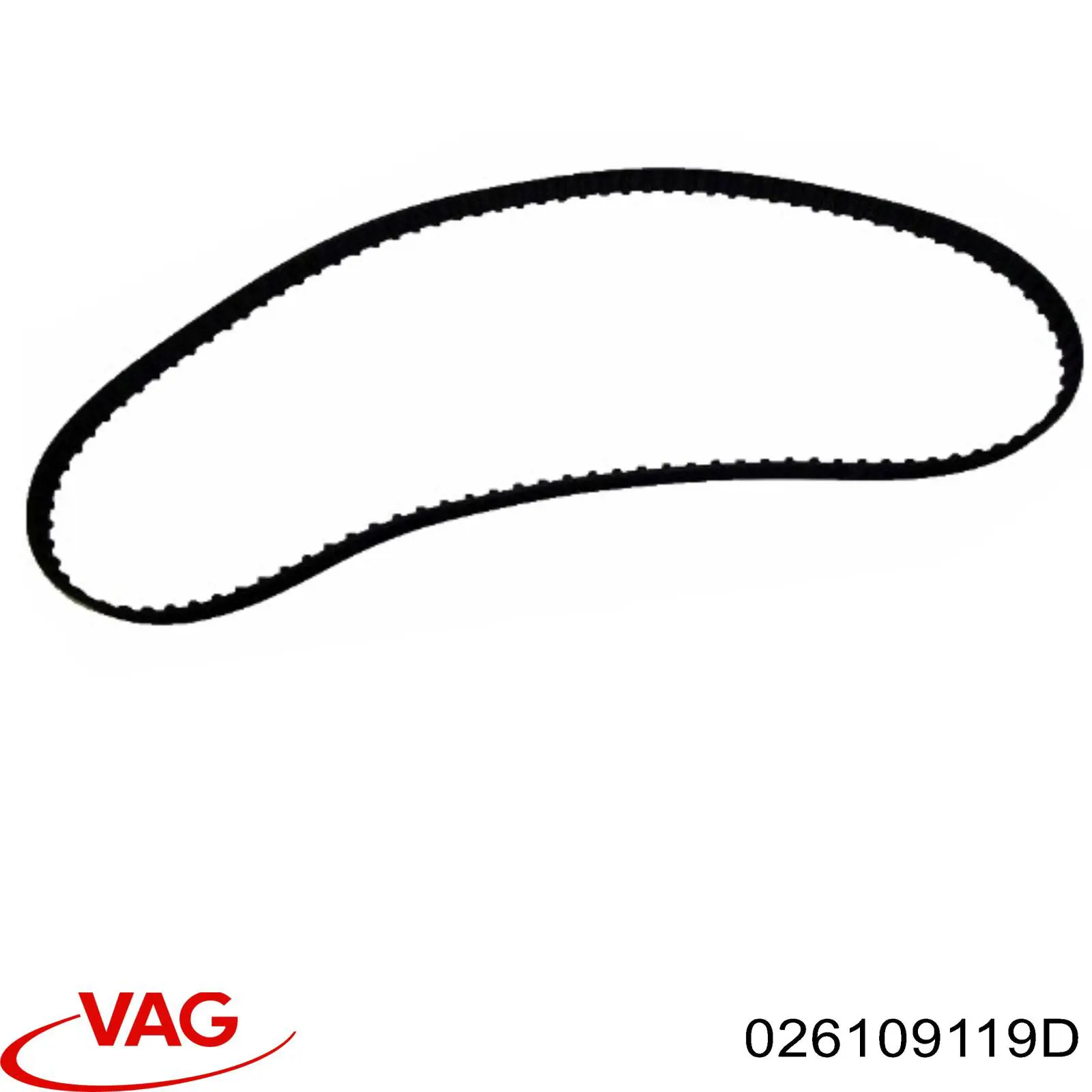 Зубчастий ремінь VAG 026109119D ціна, від 11.12 USD