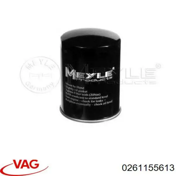 Масляний фільтр двигуна VAG 0261155613 ціна, від 5.99 USD