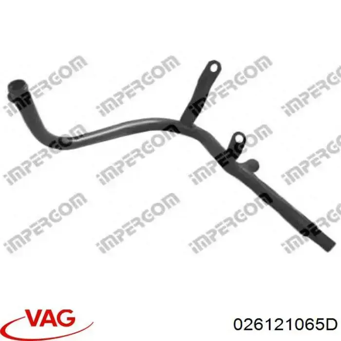 Шланг/патрубок системи охолодження VAG 026121065D ціна, від 67.46 USD