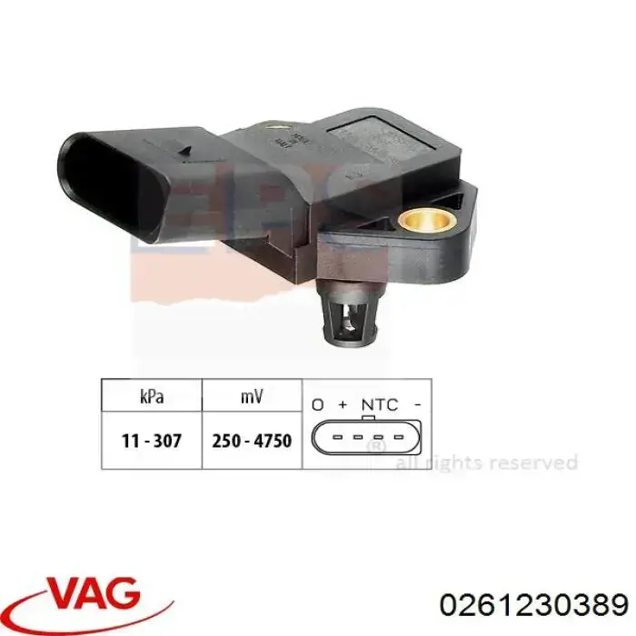  VAG 0261230389 ціна, від 25.34 USD