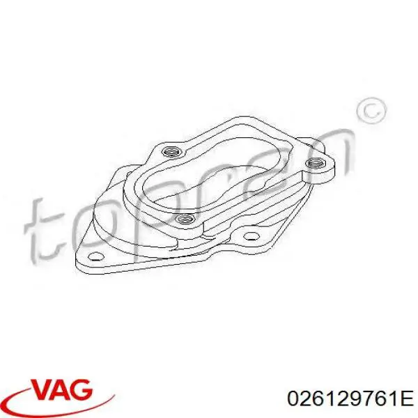 Фланець карбюратора VAG 026129761E ціна, від 14.86 USD