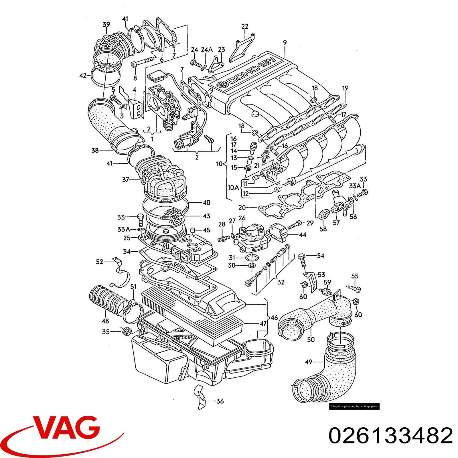 026133482 VAG регулятор тиску палива