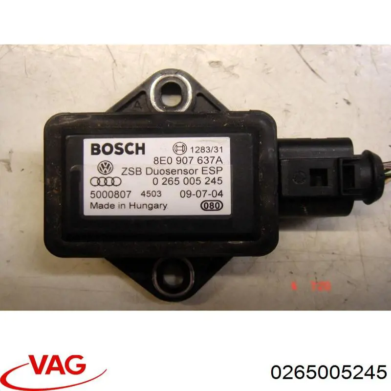 Датчик поперечного прискорення (ESP) VAG 0265005245 ціна, від 2.58 USD
