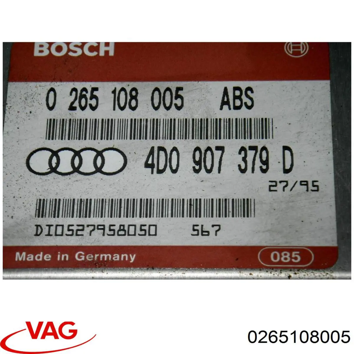Елементи АБС VAG 4DO907379D ціна, від 5.64 USD