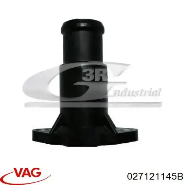 Фланець системи охолодження (трійник) 027121145B VAG