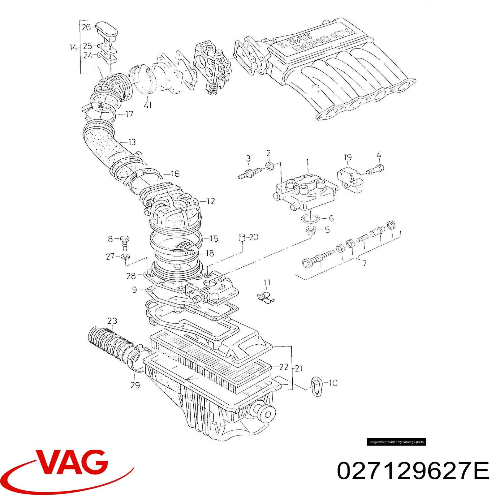  VAG 027129627E ціна, від 67.48 USD