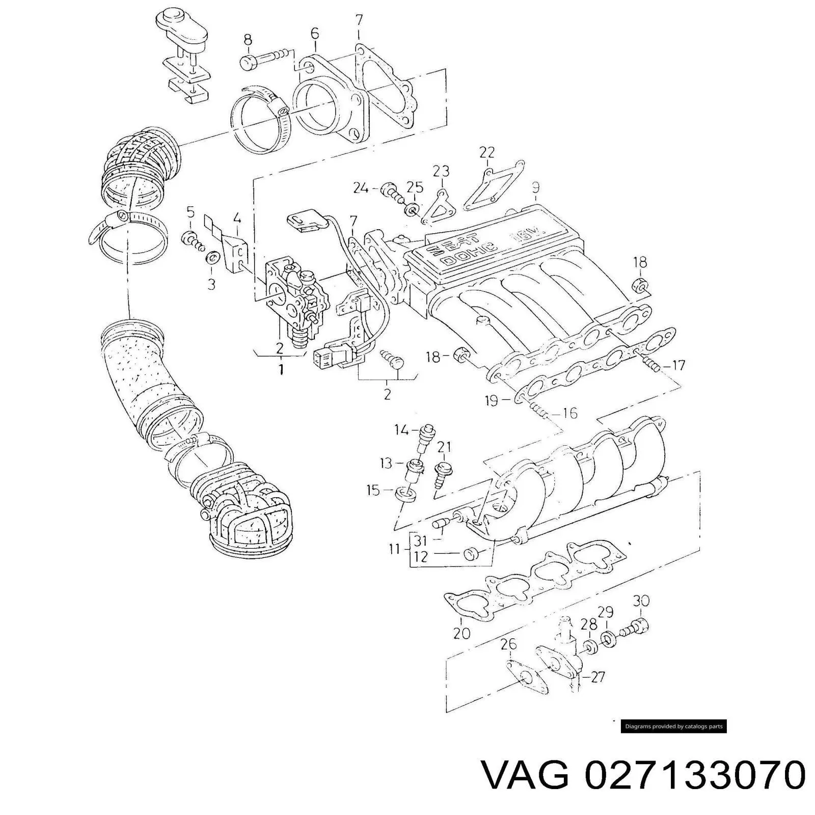  VAG 027133070 ціна, від 4.23 USD