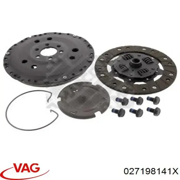 Комплект зчеплення (3 частини) VAG 027198141X ціна, від 100.99 USD