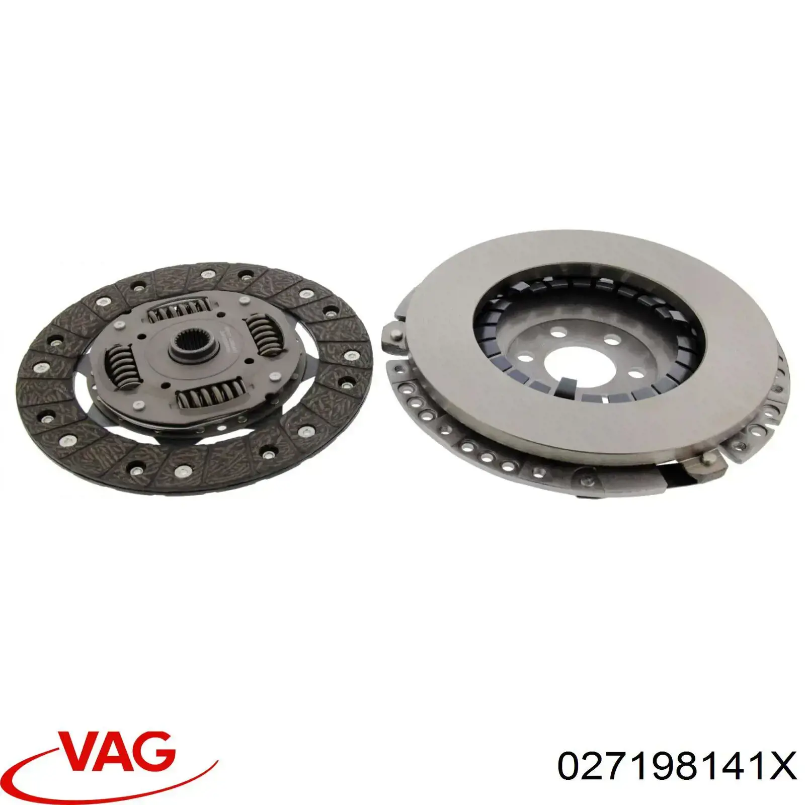 Купити 027198141X VAG Комплект зчеплення (диск, корзина, підшипник)