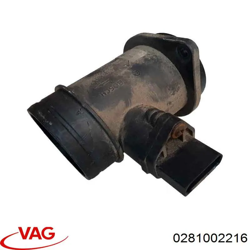 Датчик масової витрати повітря VAG 0281002216 ціна, від 36.68 USD