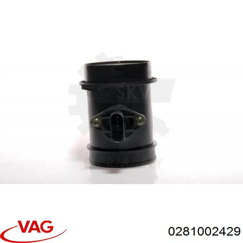 Датчик масової витрати повітря VAG 0281002429 ціна, від 38.01 USD