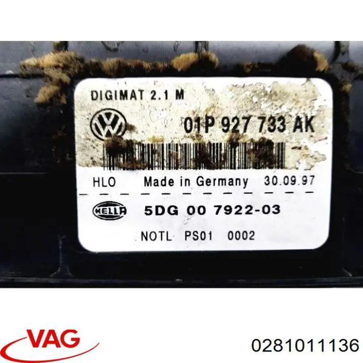 ЕБУ VAG 0281011136 ціна, від 22.80 USD