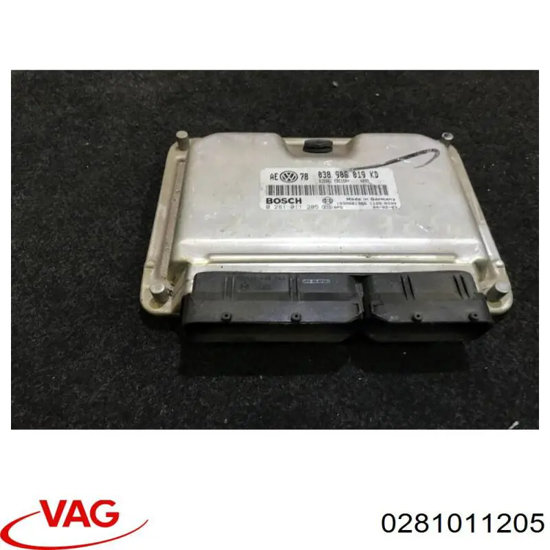 Електронний блок керування двигуном 0281011205 VAG