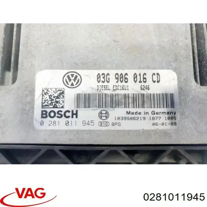 Блок двигуна VAG 0281011945