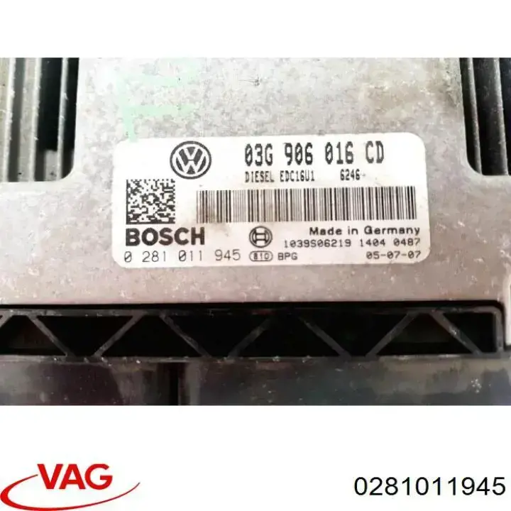 0281011945 VAG Блок електронного управління