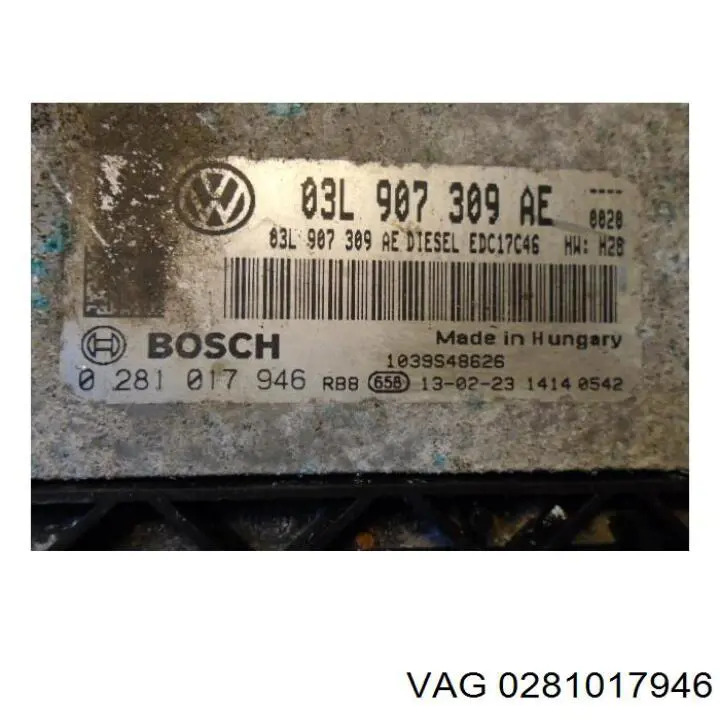 ЕБУ VAG 0281017946 ціна, від 50.67 USD