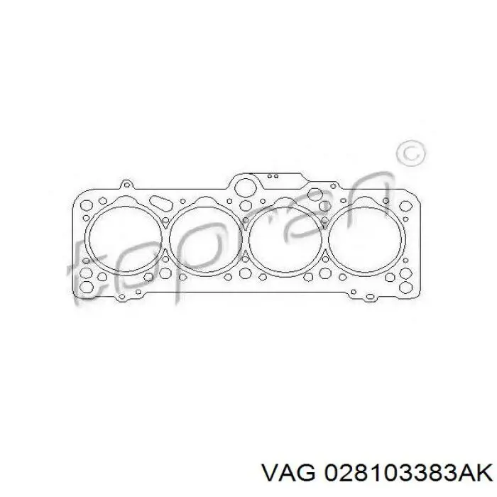 Прокладка ГБЦ VAG 028103383AK ціна, від 26.89 USD