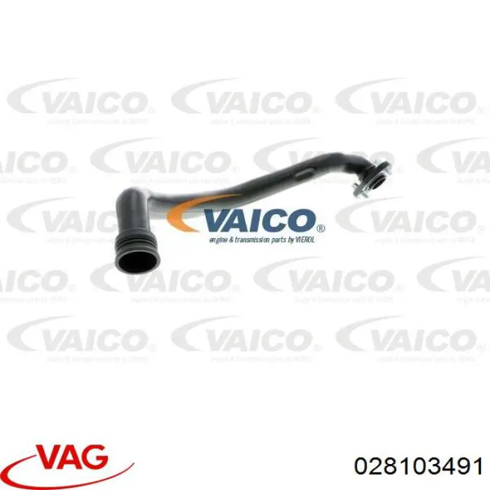 Патрубок вентиляції картера 028103491 VAG