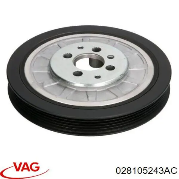 Шків колінвала (демпфер ) VAG 028105243AC ціна, від 42.86 USD