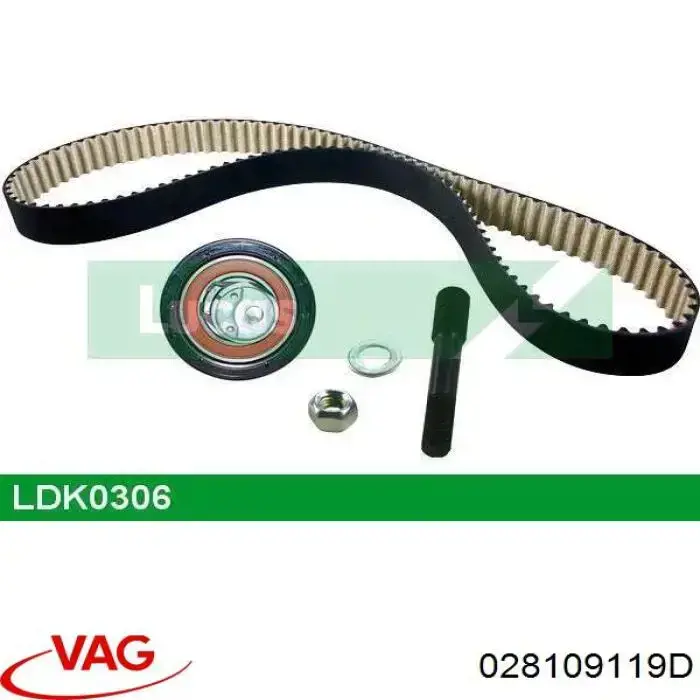 Зубчастий ремінь VAG 028109119D ціна, від 20.90 USD