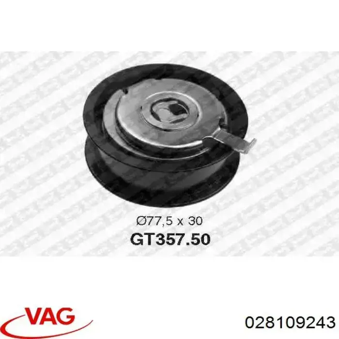 Ролик натяжителя ременя газорозподілу VAG 028109243 ціна, від 36.96 USD