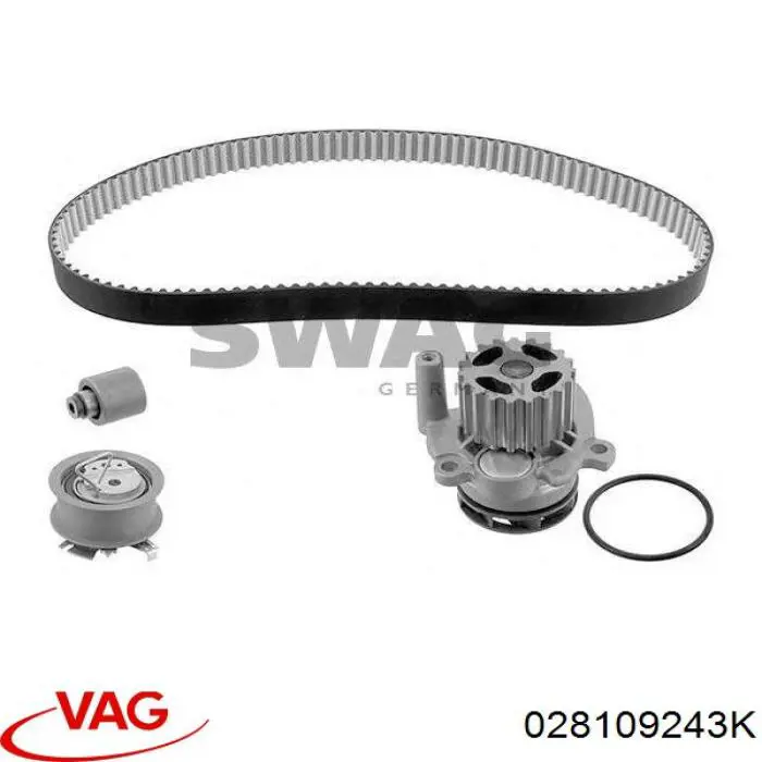 028109243K VAG Ролик натягувач