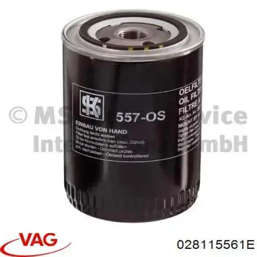 Масляний фільтр двигуна VAG 028115561E ціна, від 9.31 USD
