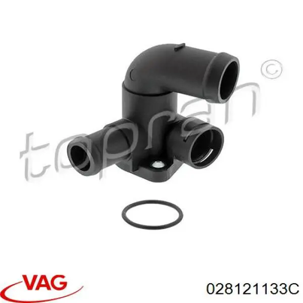Купити 028121133C VAG Фланець системи охолодження (трійник)