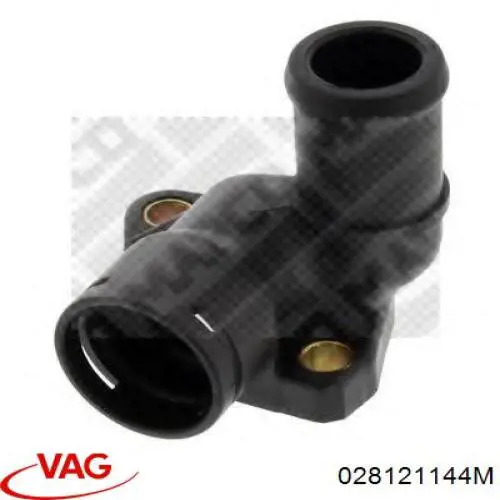 Фланець системи охолодження (трійник) VAG 028121144M ціна, від 1.74 USD