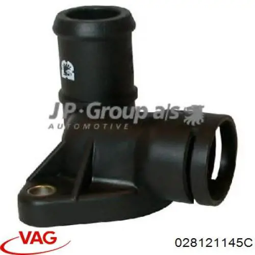 Фланець системи охолодження (трійник) VAG 028121145C ціна, від 1.74 USD